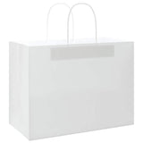 Paper Bags 250 pcs with Handles White 32x17x25 cm 4101621
