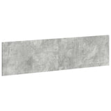 Wall-Mounted Headboard HAARLEM Concrete Grey Engineered Wood 896928