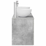 Bathroom Cabinet Set 3 pcs Concrete Grey 49.5 x 41 x 64.5 cm 3405814