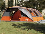 Camping Tent Tunnel 5-Person Grey and Orange Waterproof 4009424