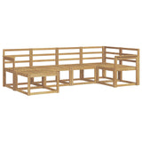 Outdoor Sofa Set 6 pcs White Solid Acacia Wood 3387863