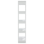 Book Cabinet/Room Divider White 80x30x160 cm Engineered Wood 811565