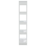 Book Cabinet/Room Divider White 80x30x160 cm Engineered Wood 811565