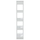 Book Cabinet/Room Divider White 80x30x160 cm Engineered Wood 811565