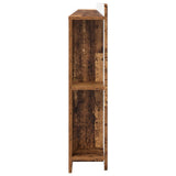 Headboard Cabinet with Storage Old Wood Engineered Wood 8001307