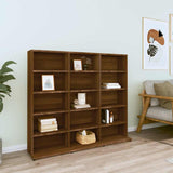 CD Cabinet Brown Oak 100x23x89.5 cm Engineered Wood 815485