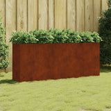 Garden Raised Bed 200x40x80 cm Corten Steel 824527