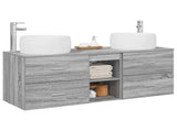Bathroom Furniture Set 3 pcs Grey Sonoma 49.5 x 44.5 x 66 cm 3405928