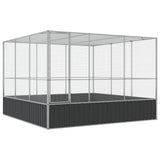 Aviary Silver 311x307x212 cm Steel 172586