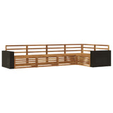 Outdoor Sofa Set 5 pcs Natural 331 x 172.5 x 73 cm 3383362