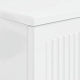 Bathroom Sink Cabinet EDE High Gloss White 82 x 41x 59 cm 895919