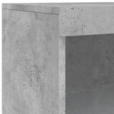 Sideboard with LED Lights Concrete Grey 60.5x37x100 cm 836668