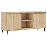 TV Cabinet Sonoma Oak 104x35x50 cm Engineered Wood 827007