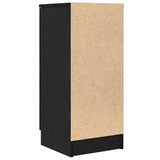 Sideboard 2 pcs Black Oak 30 x 30 x 70 cm Engineered Wood 862099
