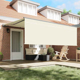 Retractable Awning Manual Cream 400 x 300 cm Fabric 3330494