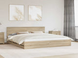 Bed Frame with Drawer Sonoma Oak 180 x 200 cm Engineer Wood 3407958