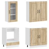 Kitchen Unit KALMAR 8 pcs Sonoma Oak Engineered Wood 3438373