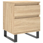 ZNTS Bedside Cabinet Sonoma Oak 40x35x50 cm Engineered Wood 830690