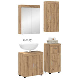 Bathroom Furniture Set TULUM 4 pcs Artisan Oak 60 x 34 x 63 cm 3398053