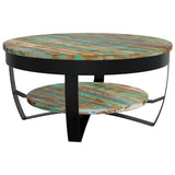 Coffee Table Solid Reclaimed Wood 65x32 cm 244674