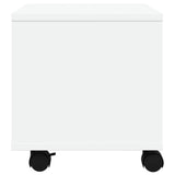 Printer Stand with Wheels White 41x32x34,5 cm 840611