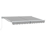 Awning Frame Anthracite and White 300 x 200 cm 3329535
