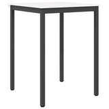 Bar Table White 80 x 80 x 105 cm Solid Pine Wood 892802