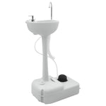 Camping Toilet 2 pcs Blue and White 50.5 x 33 x 103 cm 42001434