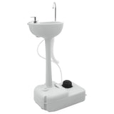 Camping Toilet 2 pcs Grey and White 50.5 x 33 x 103 cm 42001433