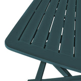 Garden Furniture Set Green Plastic Small Foldable Bistro Set 43582