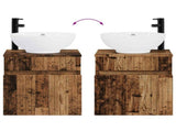 Bathroom Cabinet Set 3 pcs Old Wood 49 x 44.5 x 66.5 cm 3405765