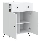 Sideboard with Drawer White 66 x 34.5 x 90 cm Engineered Wood 895555