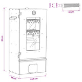 Cold Smoker with Smoker Tube 44.5 x 29 x 83 cm Galvanised steel 3443038