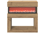 Electric Fireplace Artisan Oak 64 x 30 x 87 cm Engineered wood 8021110