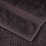 ZNTS Hand Towels 10 pcs Anthracite 50x100 cm 360 gsm 100% Cotton 136683