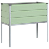 Planter Pastel Green 100 x 45 x 90 cm Galvanised Steel 42018282