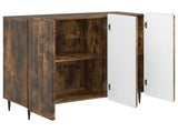 Sideboard Smoked Oak 89 x 34.5 x 82 cm Engineered Wood 894420