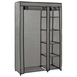 Folding Wardrobe Grey 110x45x175 cm Fabric 282423