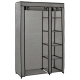 Folding Wardrobe Grey 110x45x175 cm Fabric 282423