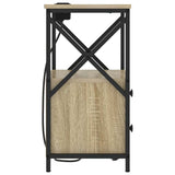 Bedside Cabinet with Drawer 2 pcs Sonoma Oak 40 x 31 x 60 cm 859563