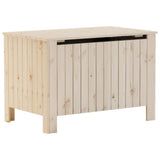 Storage Box with Lid RANA 80x49x54 cm Solid Wood Pine 4002329