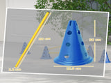 Dog Agility Equipment Set of Eight Cones 73892125