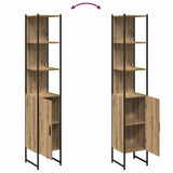 Bathroom Cabinet Artisan oak 33 x 33 x 185.5 cm Engineered Wood 862239