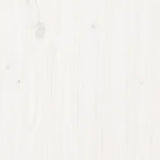 Bed Frame without Mattress White 120x200 cm Solid Wood 3105661