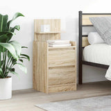Bedside Cabinets with 2 Drawers 2 pcs Sonoma Oak 38x34x80 cm 861360