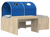 Bed with Tunnel 3 pcs Artisian Oak and Blue Engineered Wood 3423517