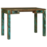 Writing Desk Brown 112 x 55 x 76 cm Solid Reclaim Wood 358877