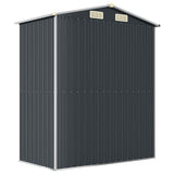 Garden Shed Anthracite 192x108x223 cm Galvanised Steel 319271