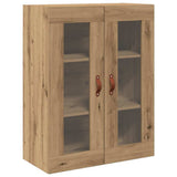 Highboard Cabinet with Shelf 2 pcs Artisan Oak Engineered Wood 3415844