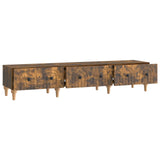 TV Cabinet Smoked Oak 147 x 34.5 x 30 cm Engineered Wood 894250